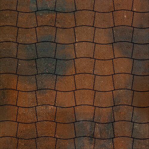 Тротуарная плитка Аксио Макси, 80 мм, ColorMix Штайнрус, гладкая, вид 2