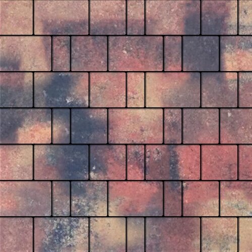 Тротуарная плитка Бельпассо, 40 мм, ColorMix Оригон, гладкая, вид 2