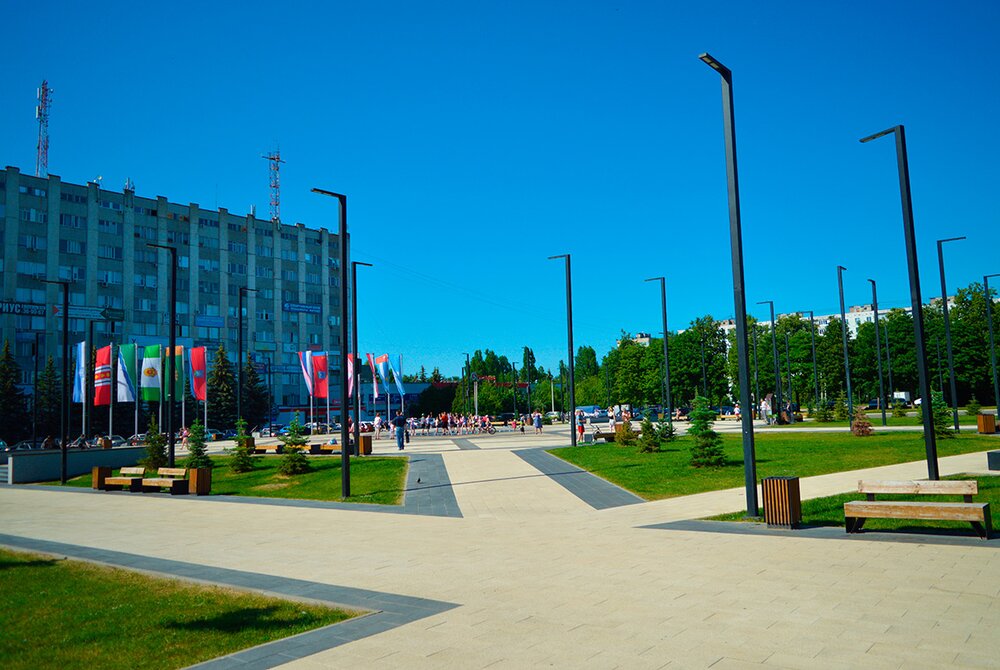 Парк Плейс белый, черный native